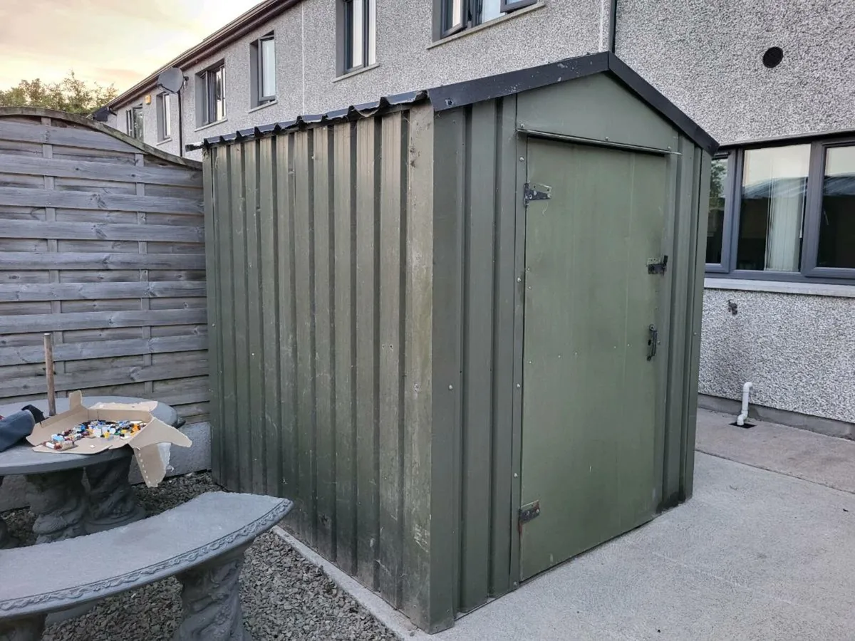 Steel shed 2 metre by 2 metre - Image 2