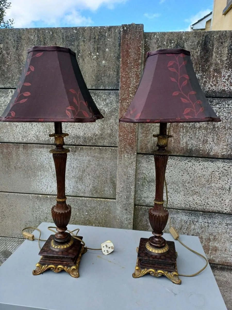 Vintage Table Lamps - Image 1
