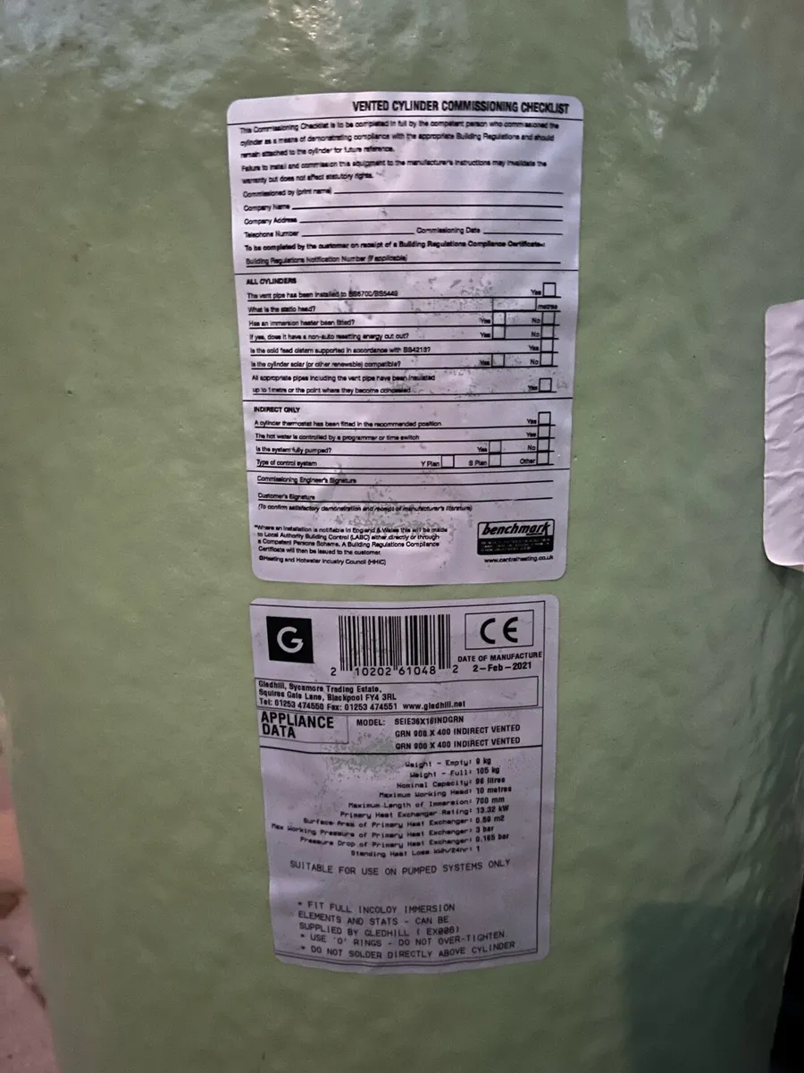 Hot Water Cylinder - Image 3