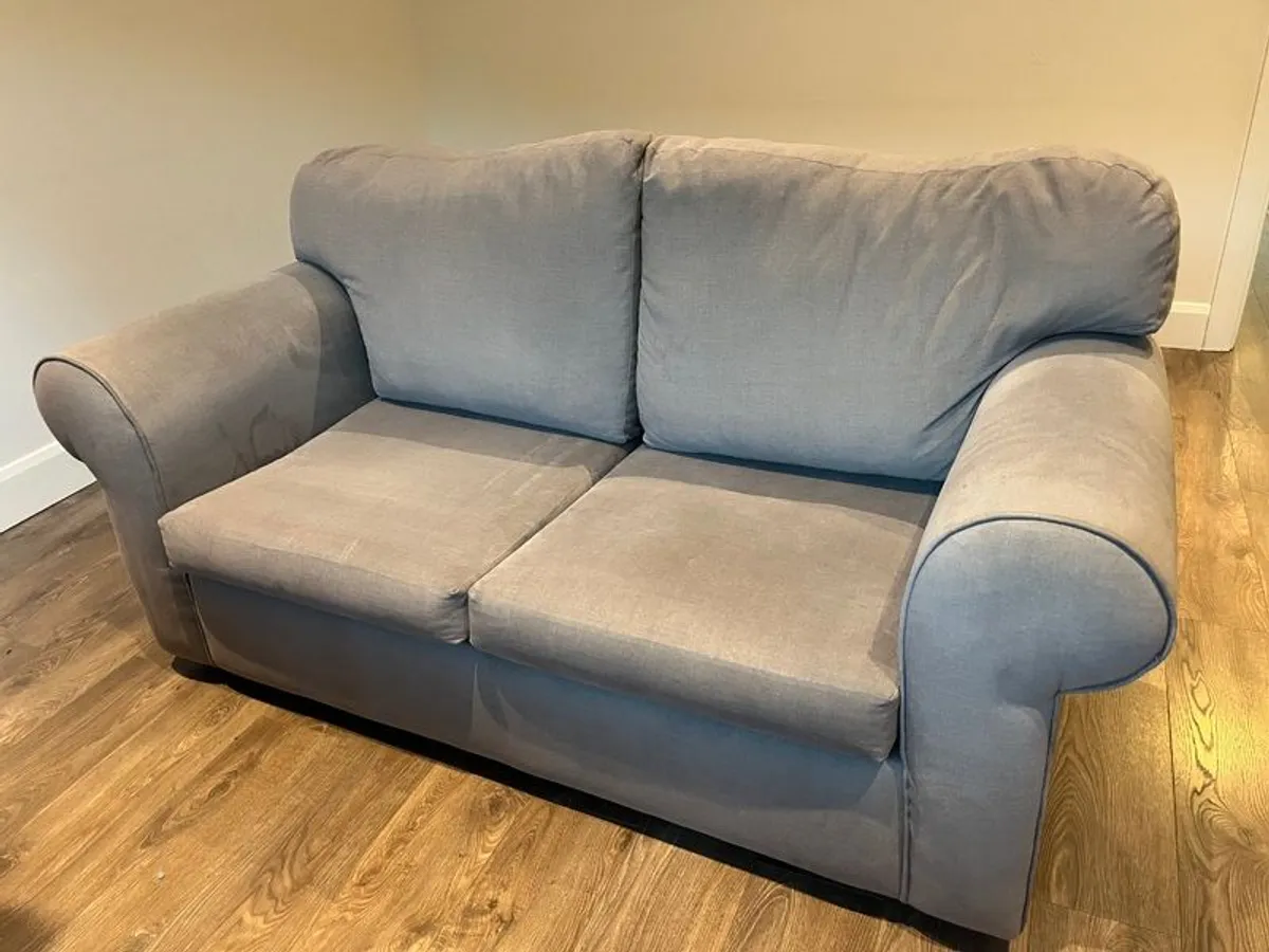 Grey sofa bed - Image 1