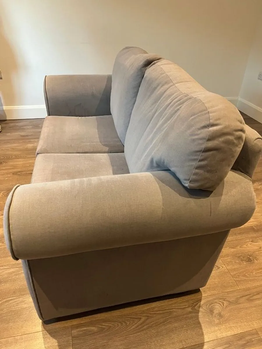 Grey sofa bed - Image 2