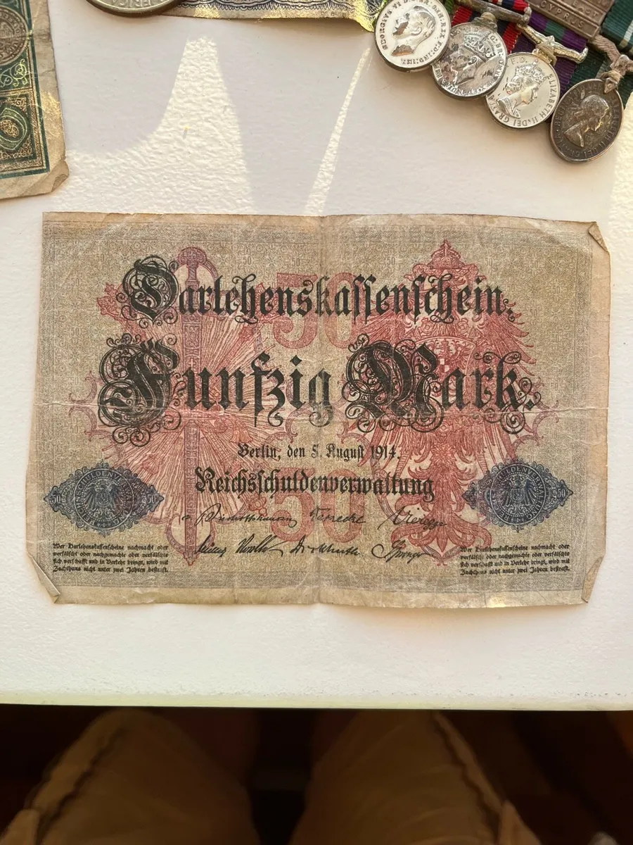 WW2 & WW1 Coins, Notes and Medals - Image 3