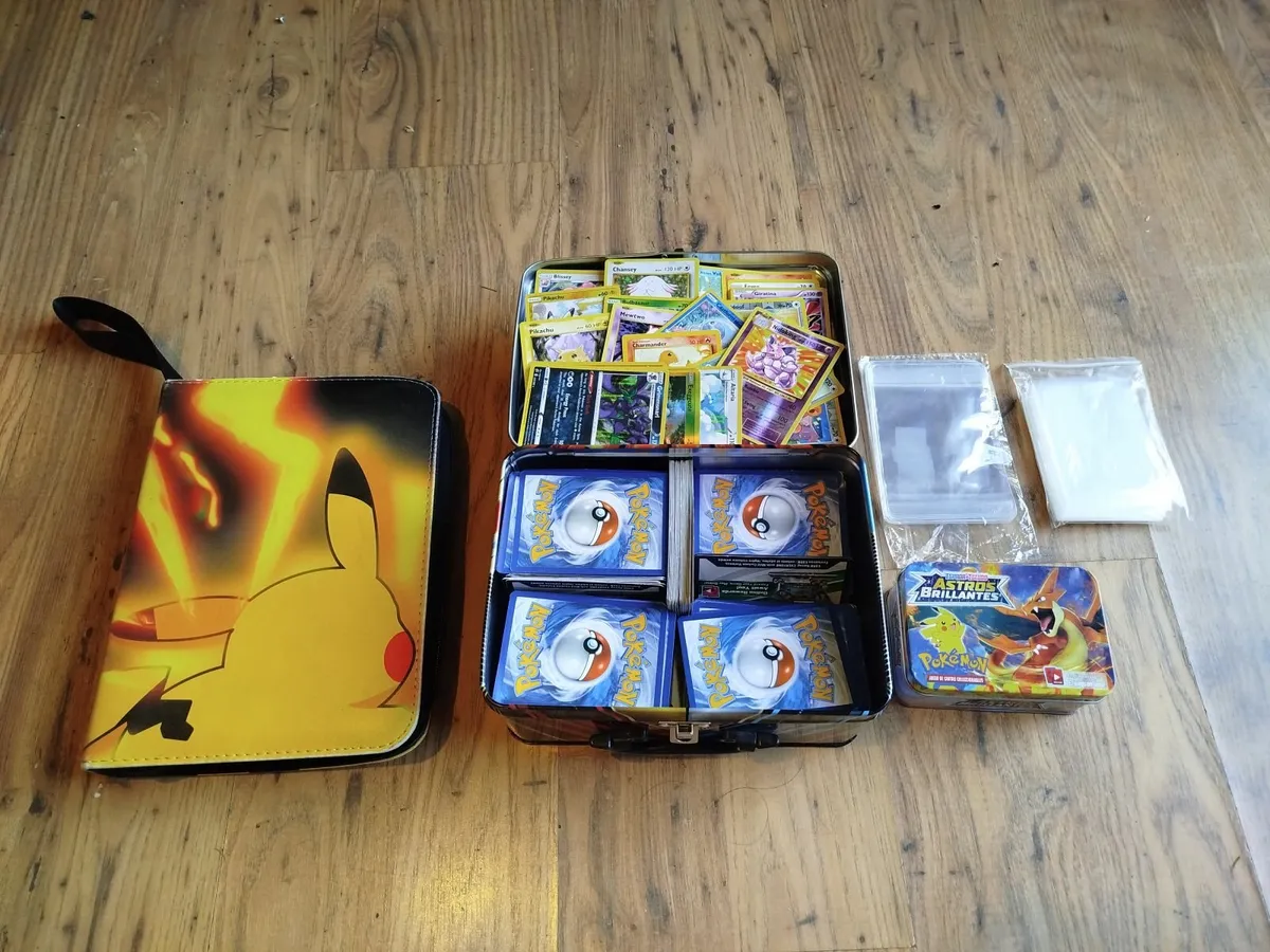 Pokemon Cards Binder Tins and Sleeves - Image 1