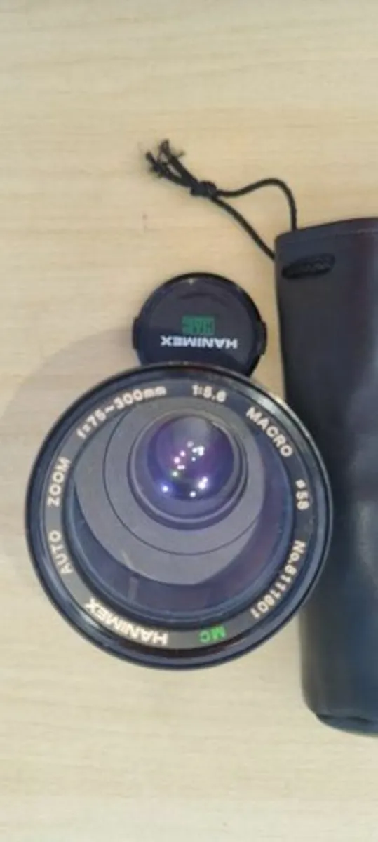 Hanimex MC Auto Zoom 1:56 75/300mm lens - Image 3