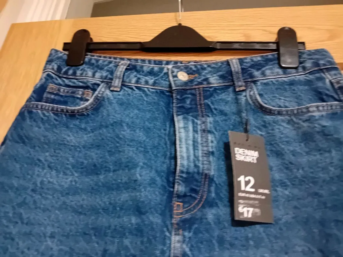 Ladies Denim Skirt- Size 12 - Image 2