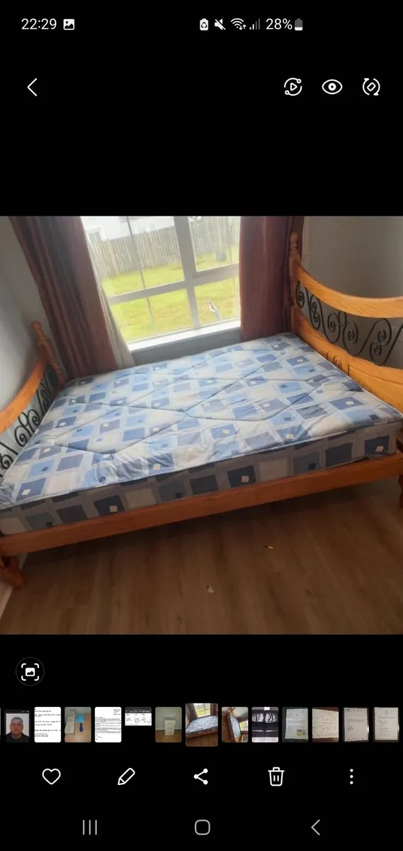 Double Bed. Delivery Available - Image 2