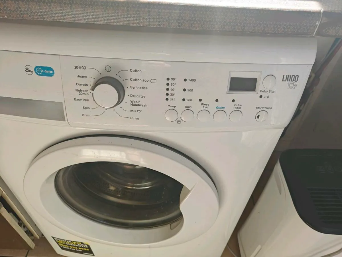 Zanussi lindo 8kg washing machine - Image 2