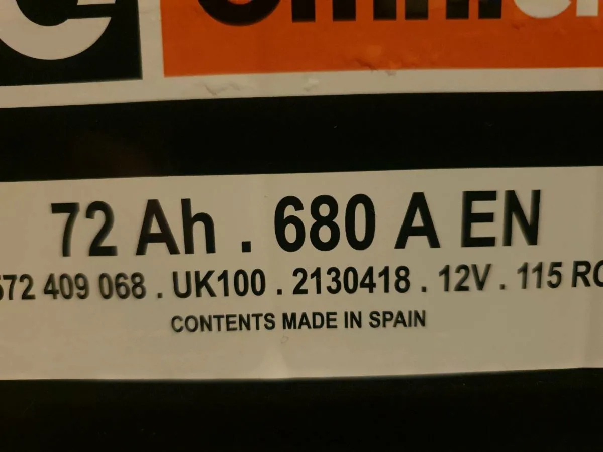 Ford Diesel Car battery - Image 2
