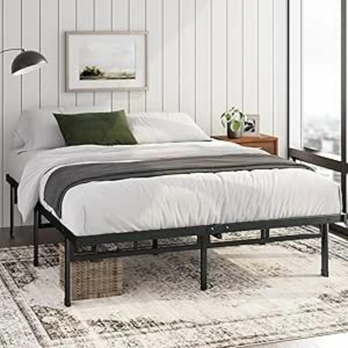 King size Bed frame 150x200cm Underbed storage - Image 2