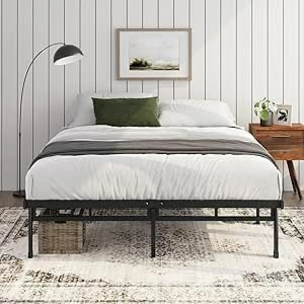 Super King Bed frame 180x200 cm storage Black - Image 4