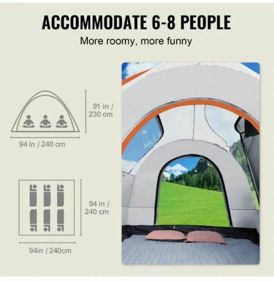 SUV Camping Tent, 8'-8' SUV Tent - Image 3