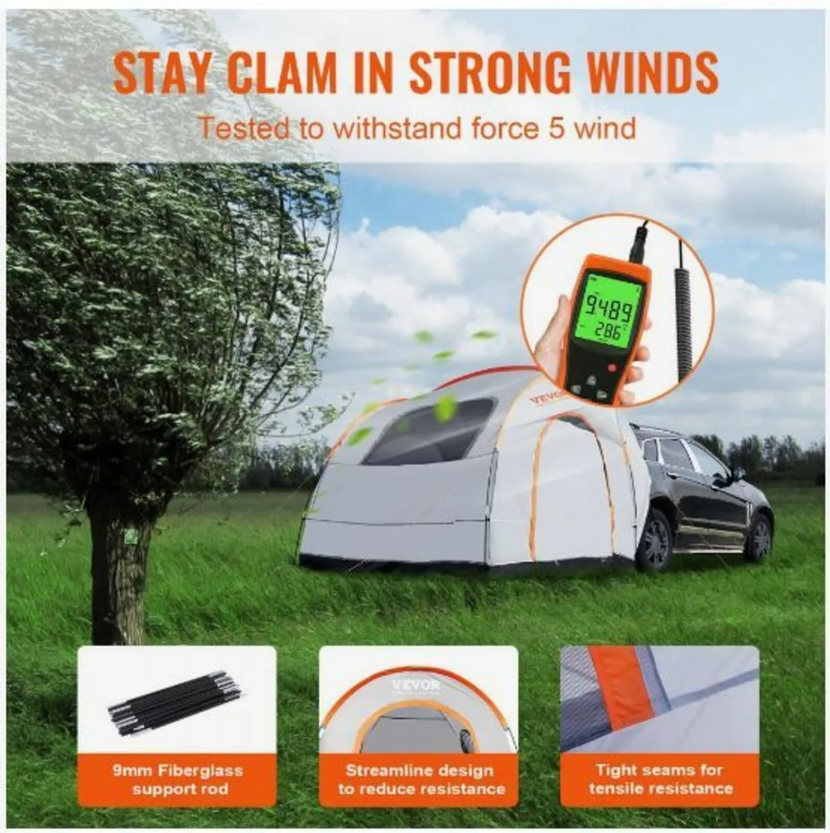SUV Camping Tent, 8'-8' SUV Tent - Image 4