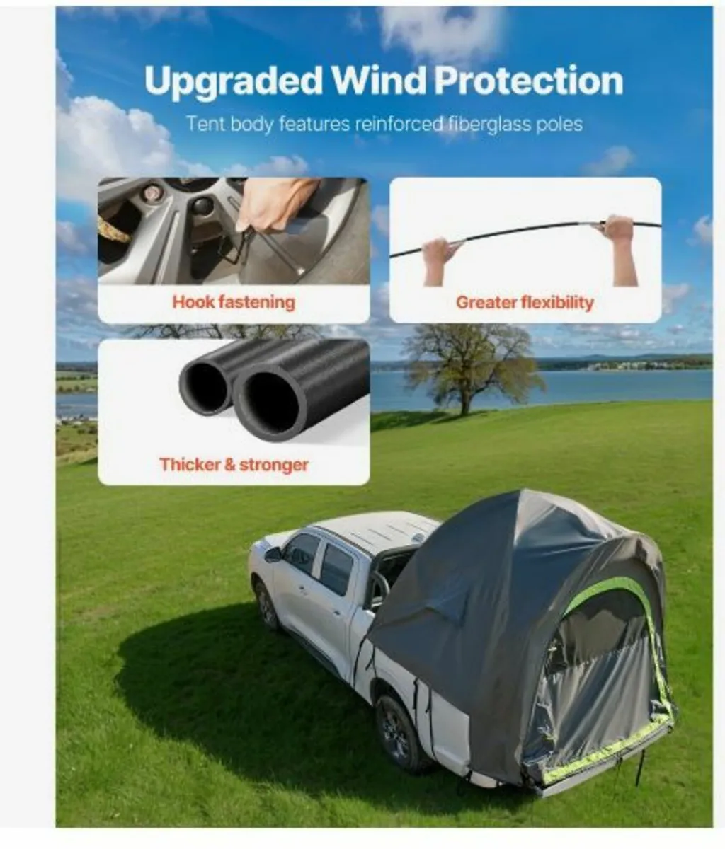 Truck Tent 5.0-5.2ft Waterproof - Image 4