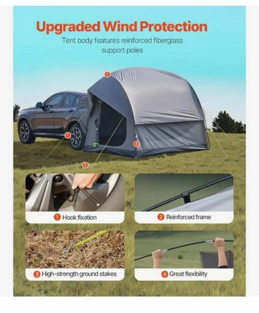 SUV Camping Tent Outdoor SUV Tent - Image 4