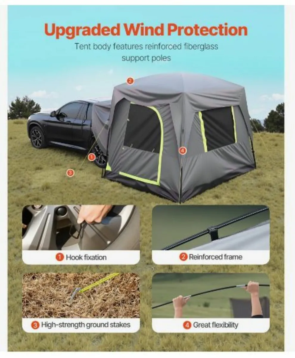 SUV Camping Tent Outdoor SUV Tent - Image 4