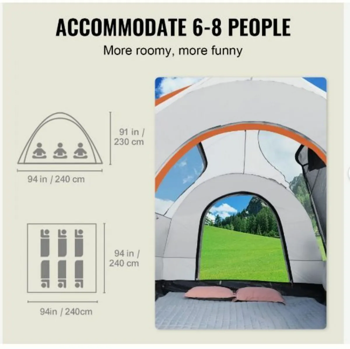 SUV Camping Tent, 8'-8' SUV Tent - Image 3