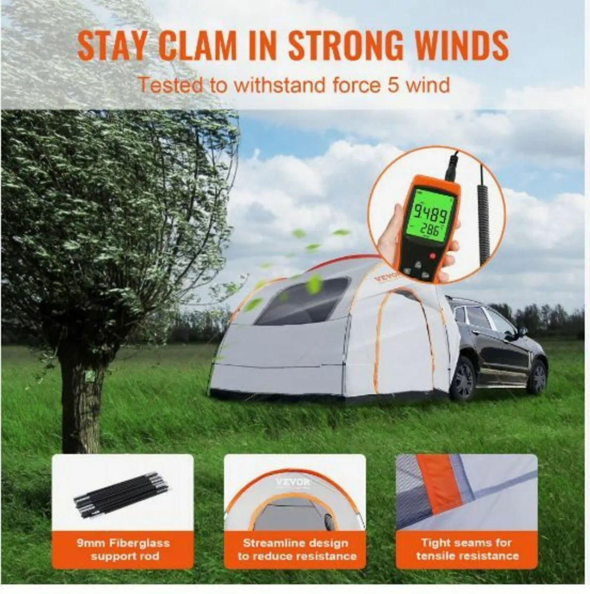 SUV Camping Tent, 8'-8' SUV Tent - Image 2