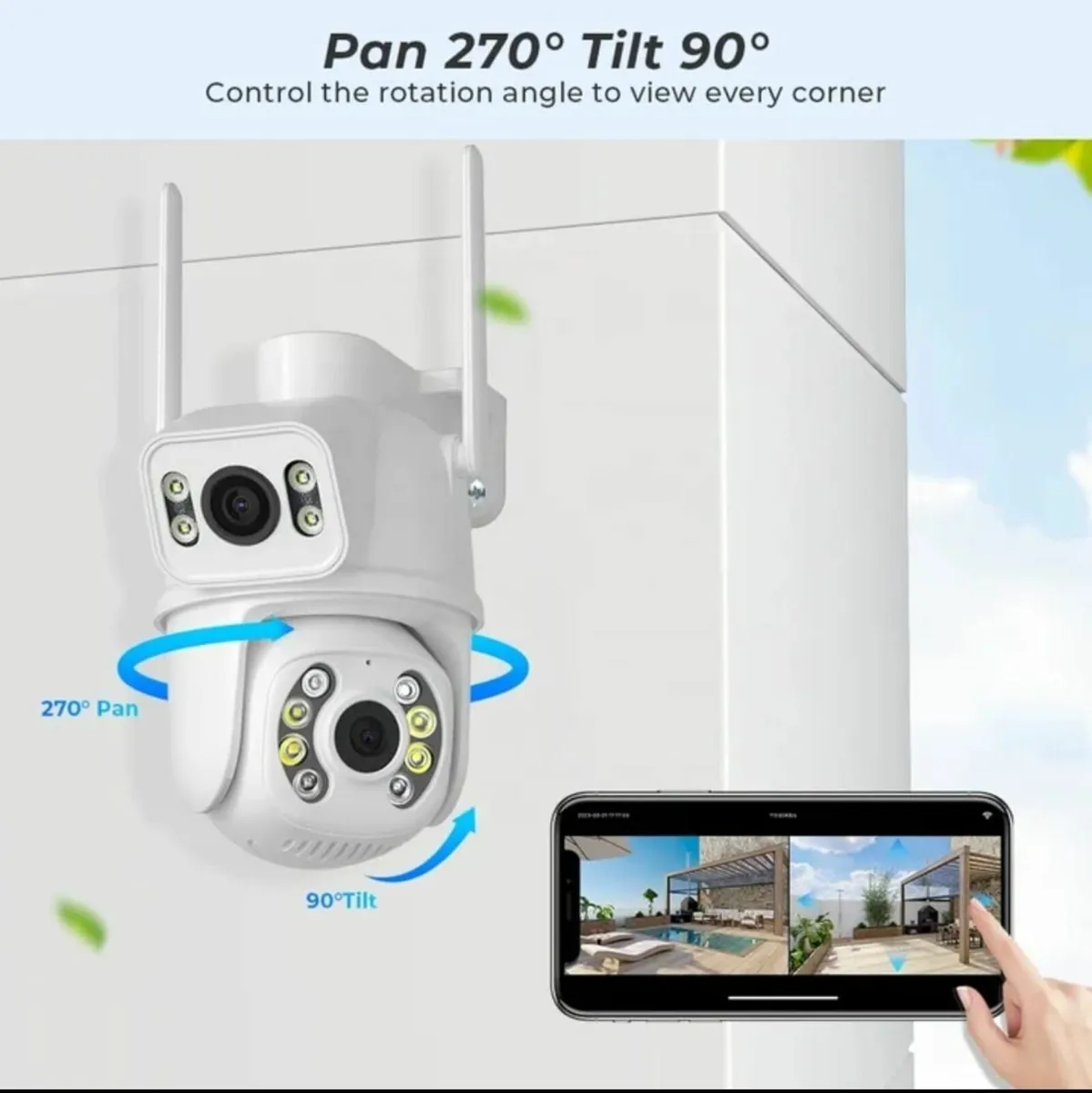 2 In 1 Double Camera Smart CCTV Home Calving Cam - Image 3