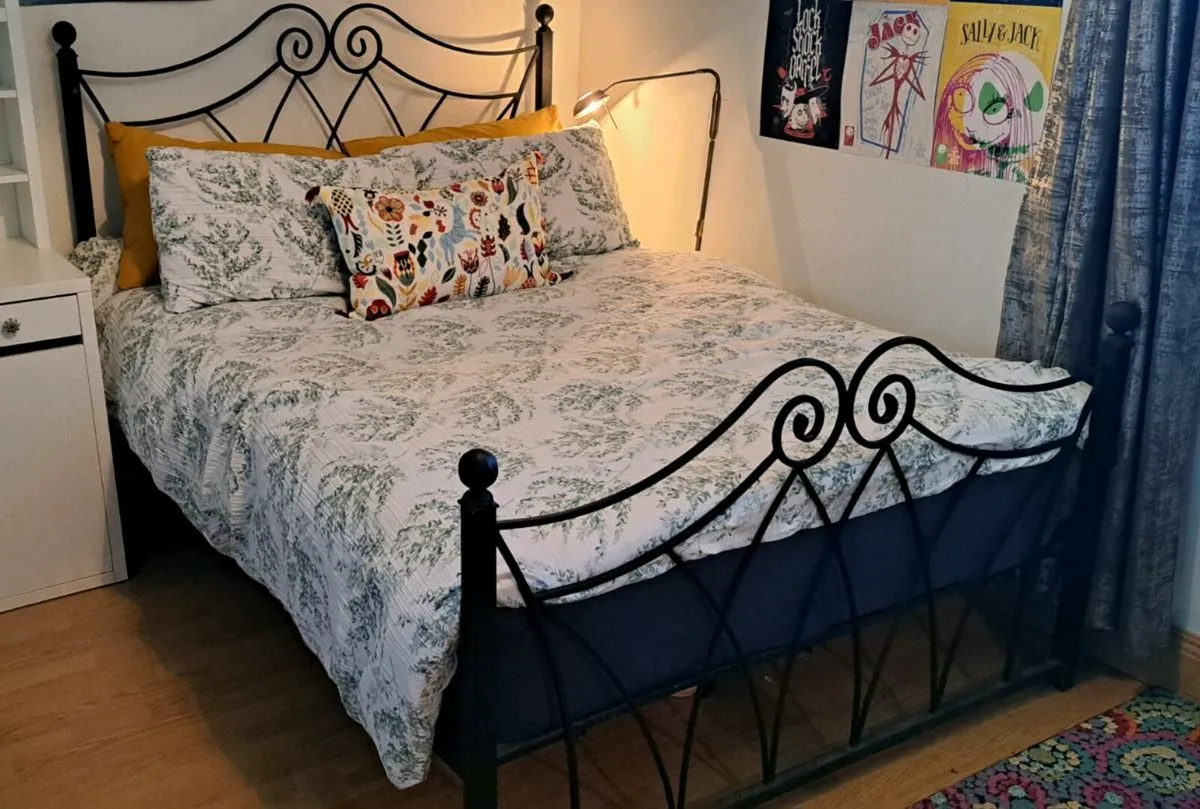 Wrought Iron Double Bed Frame - Image 1