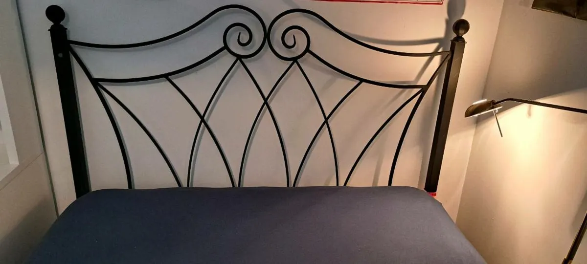 Wrought Iron Double Bed Frame - Image 2