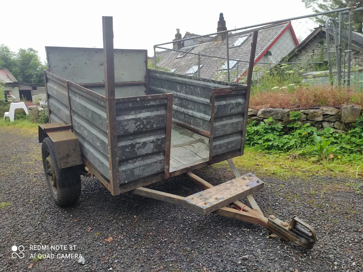 TRAILER MOTORCYCLE TIMBER ALUMINUIM / STEEL - Image 1