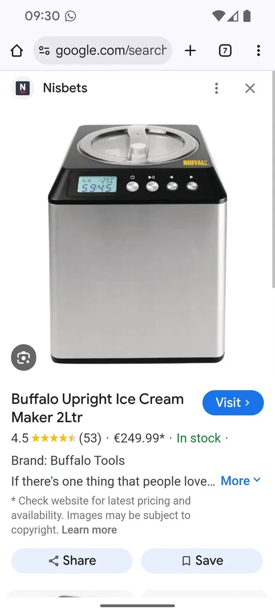 Ice cream maker