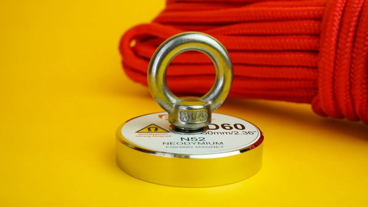115kg Strong Magnet Fishing Kit 20m Rope - Image 4