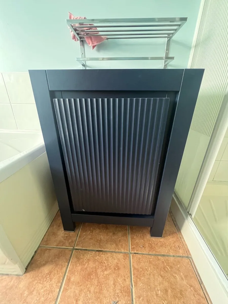 Navy Under Sink Bathroom Cabinet - Image 1