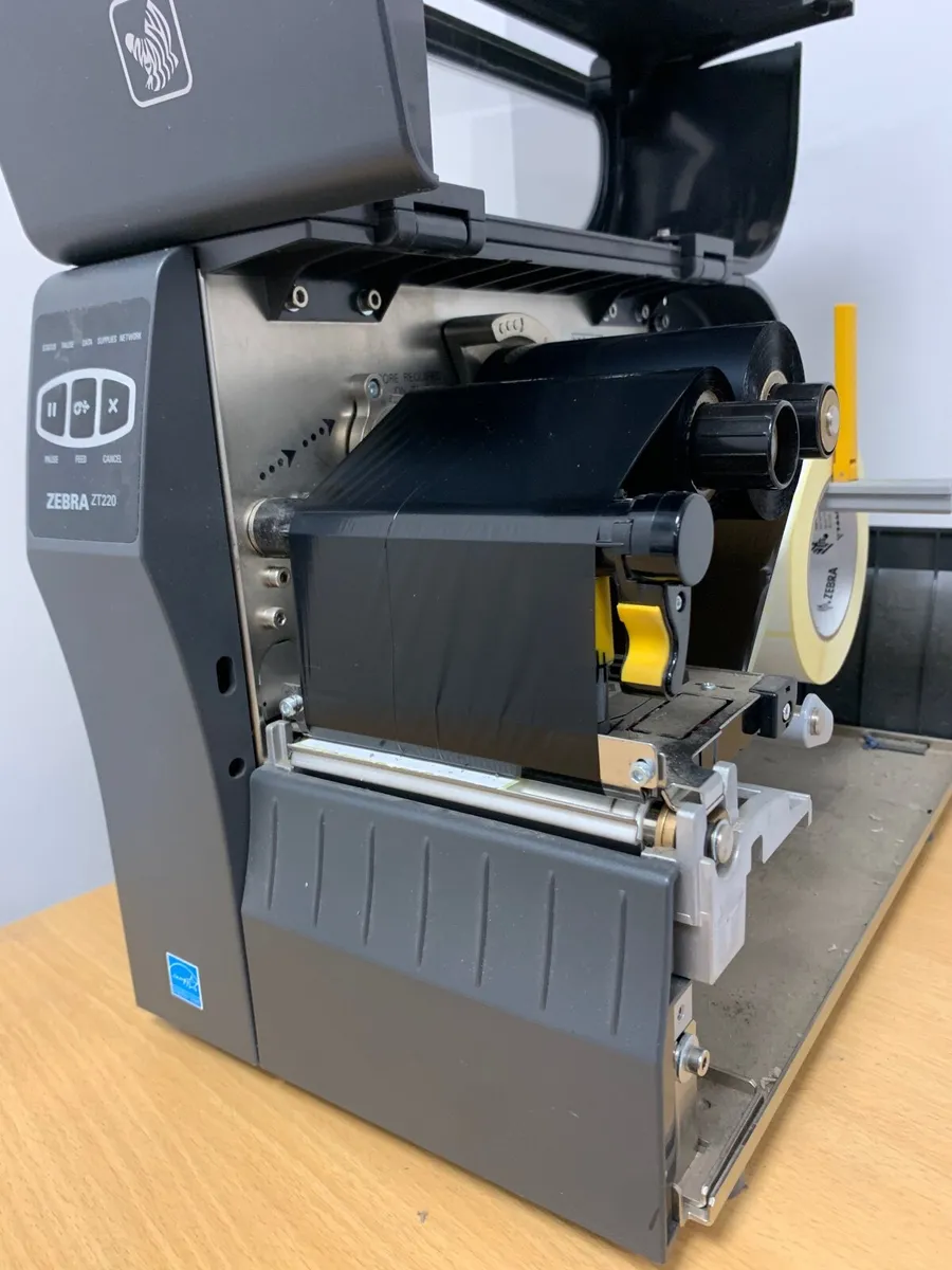 Zebra label printer & label winder - Image 3