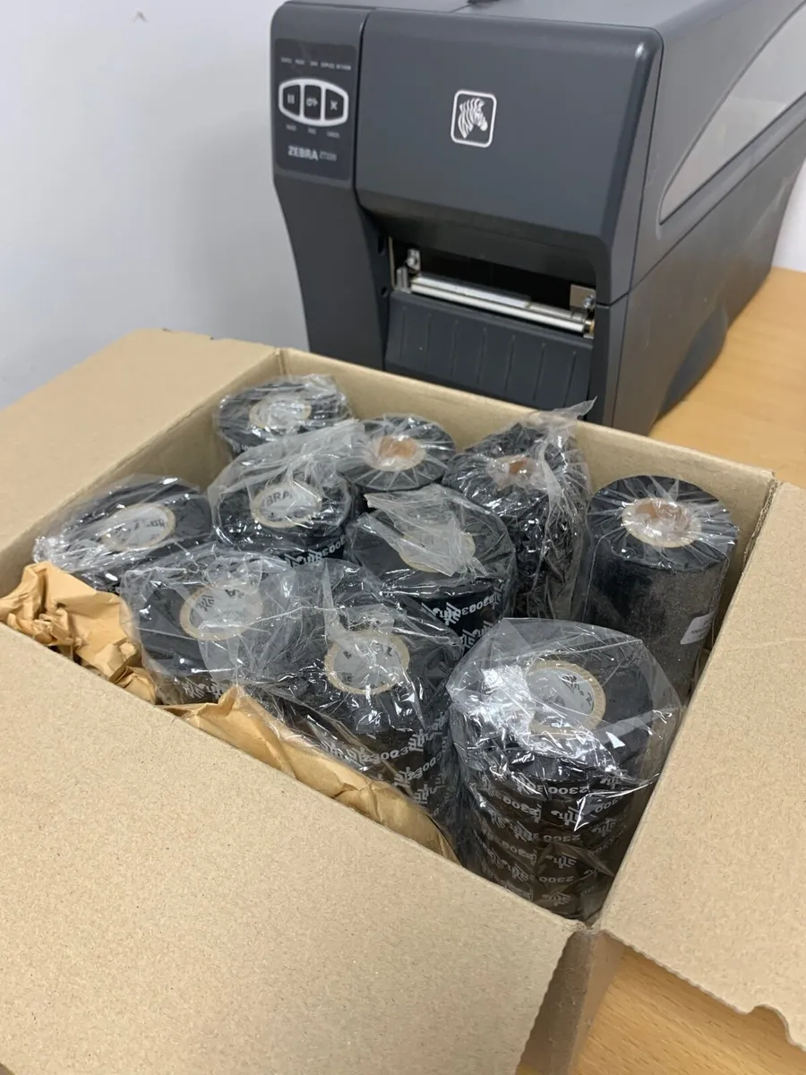 Zebra label printer & label winder - Image 4