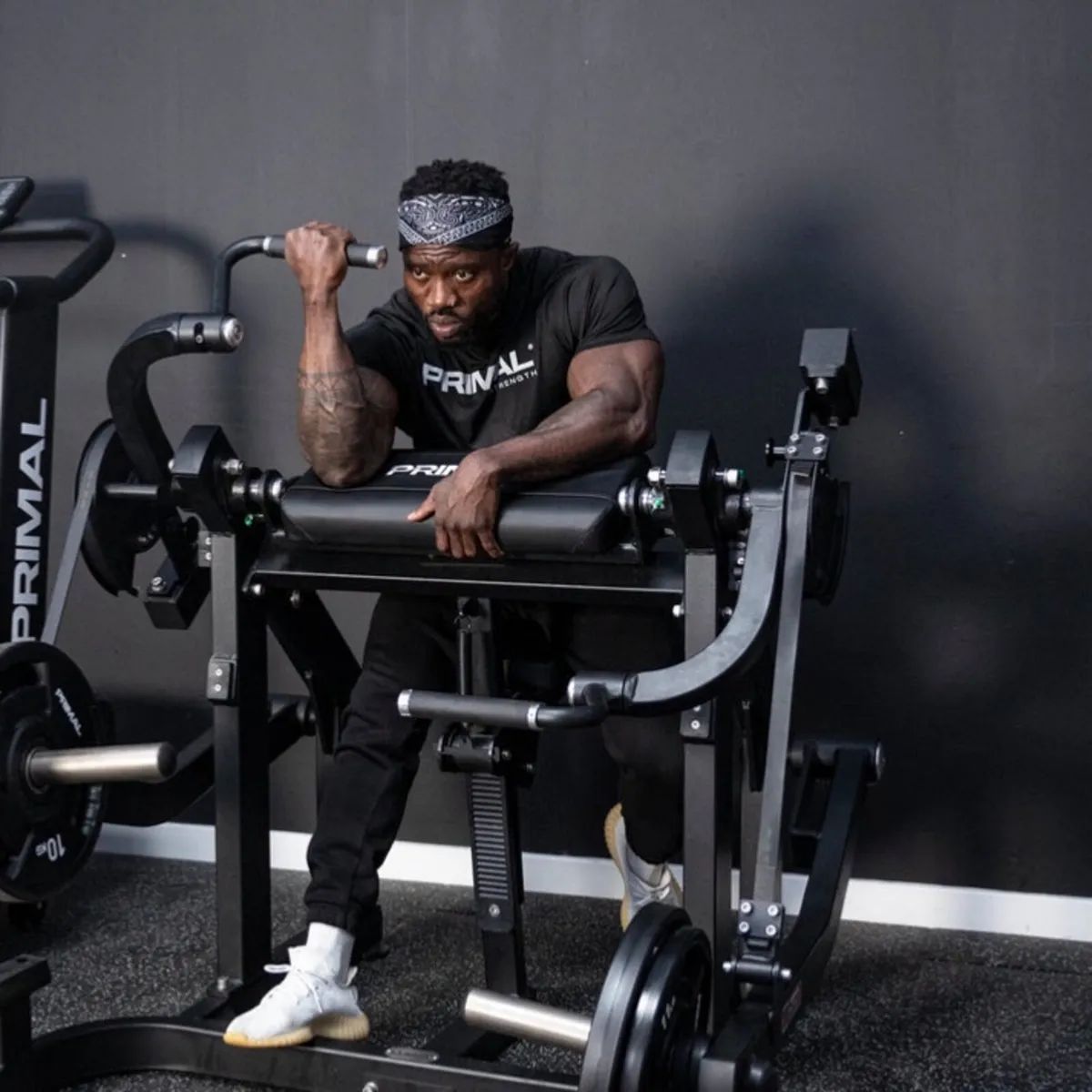 Primal Performance Series Plate Loaded Bicep Curl - Image 2