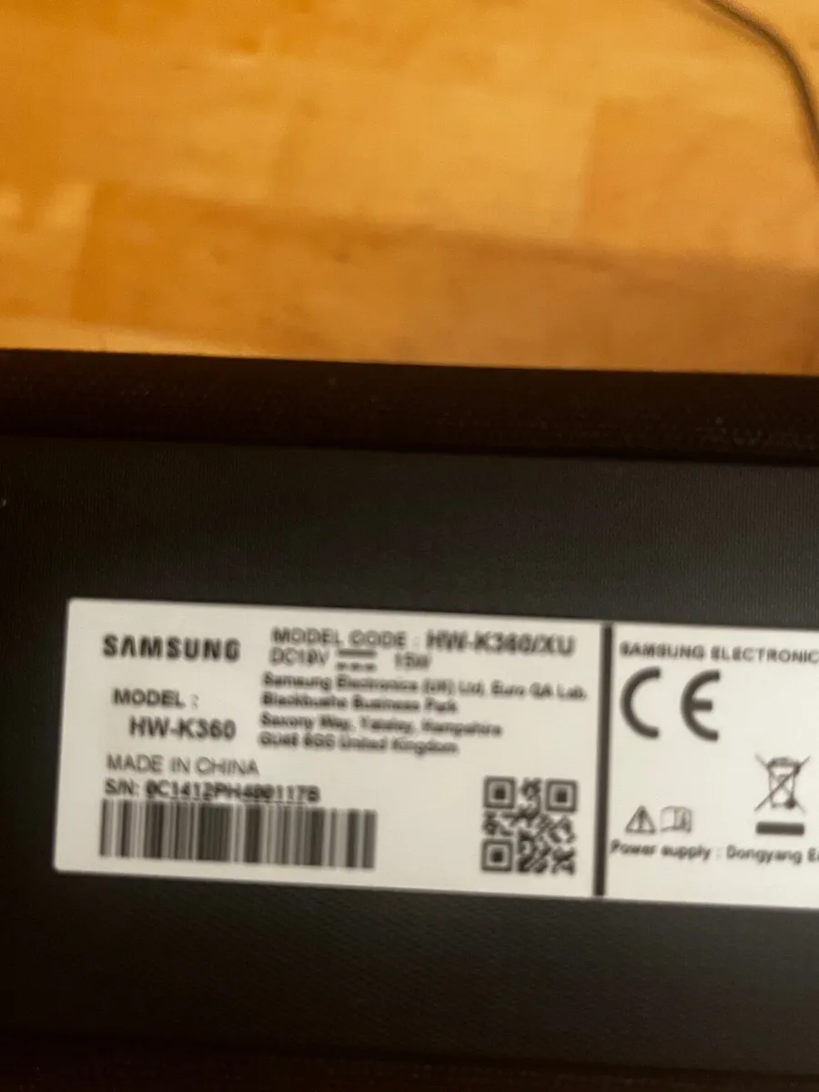 Samsung soundbar and subwoofer - Image 3