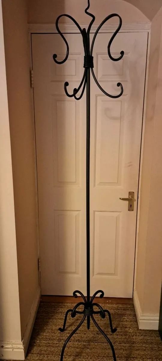 Wrought Iron Coat Stand - Image 2