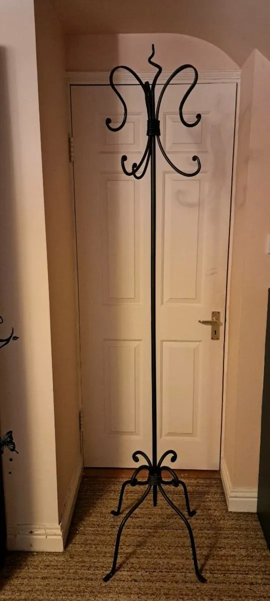 Wrought Iron Coat Stand - Image 3