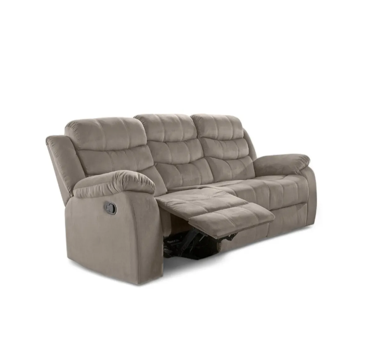 Large Recliner Sofa – 3 Seat Grey or Brown - Image 2