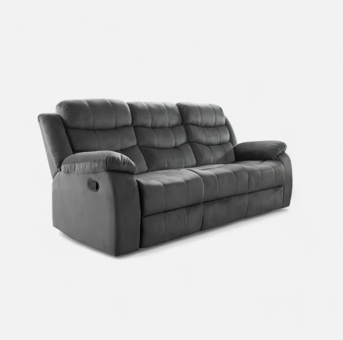 Large Recliner Sofa – 3 Seat Grey or Brown - Image 1