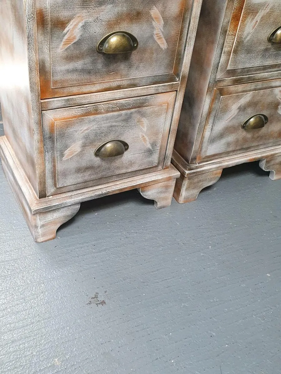 New pair of solid wood tallboys - Image 2
