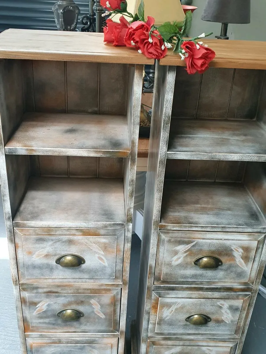 New pair of solid wood tallboys - Image 1