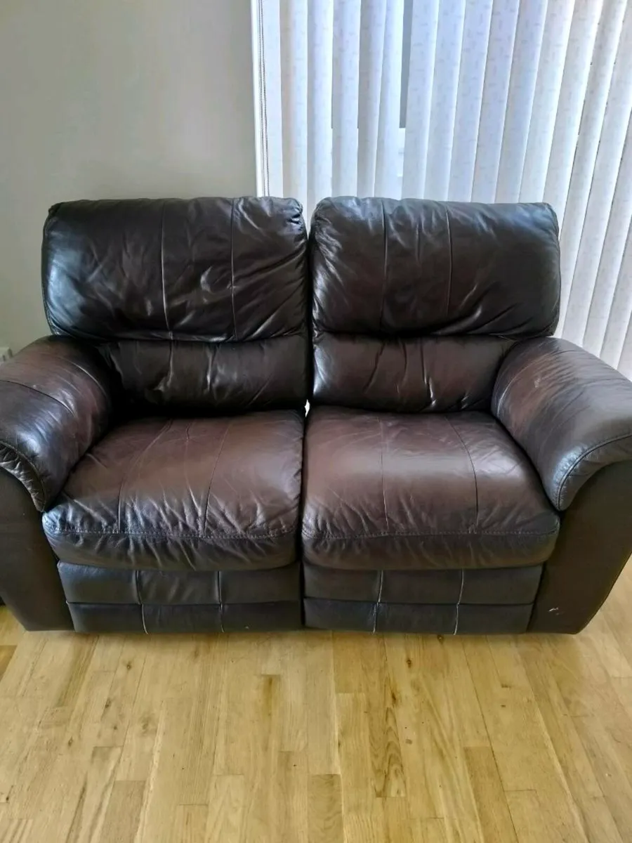 Leather sofa - Image 1