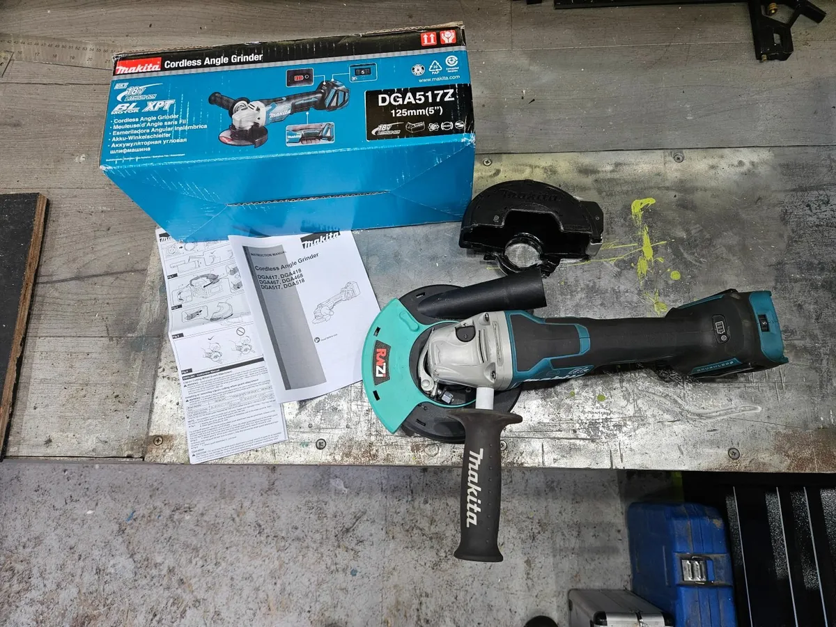 Makita DGA517Z Brushless Grinder - Image 1