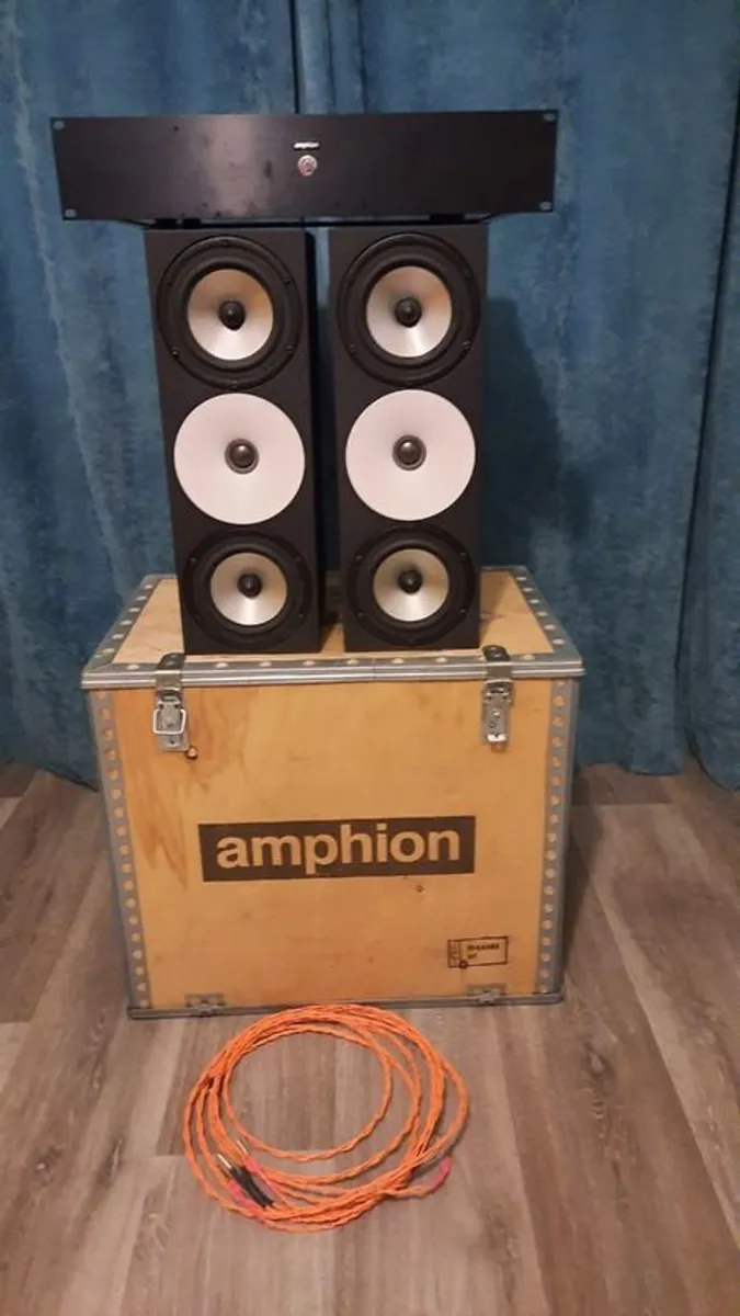 Amphion Two15 Studio Monitors and Amp 500 - Image 1
