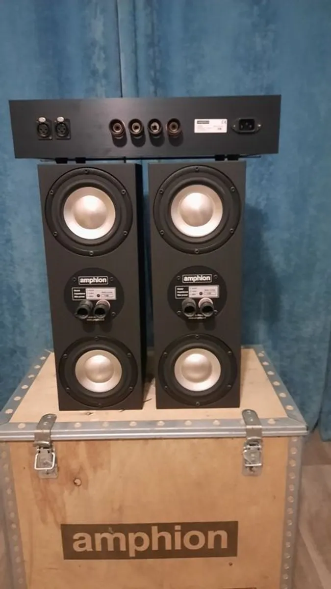 Amphion Two15 Studio Monitors and Amp 500 - Image 3