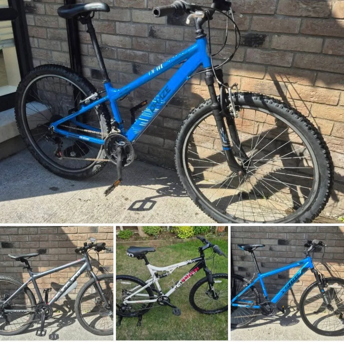 job lot of 4 adults bikes condition good if any in - Image 1