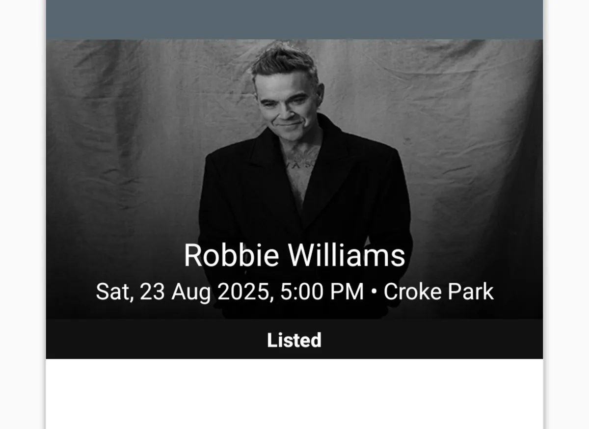Robbie Williams Tickets