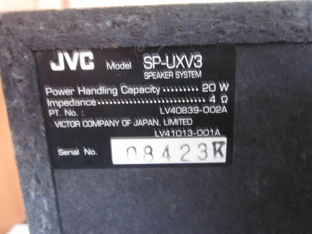 JVC MIcro Component System UX-V3 - Image 2