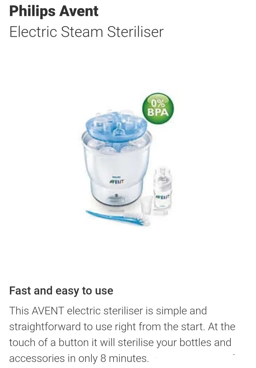Avent steriliser - Image 3