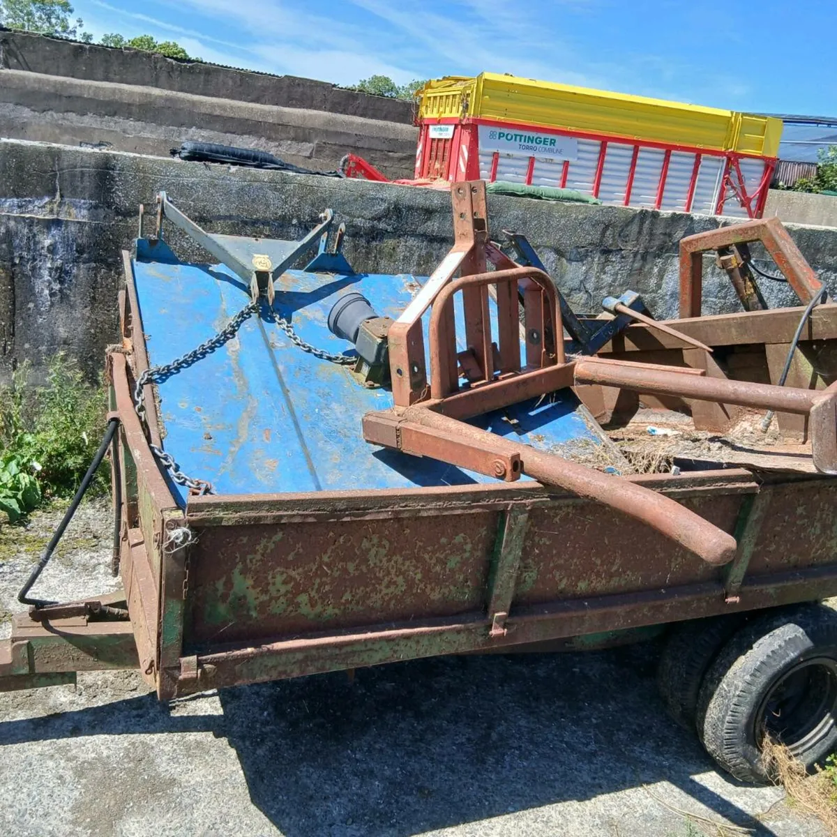 Topper trailer Bale lifter spike transport box - Image 2
