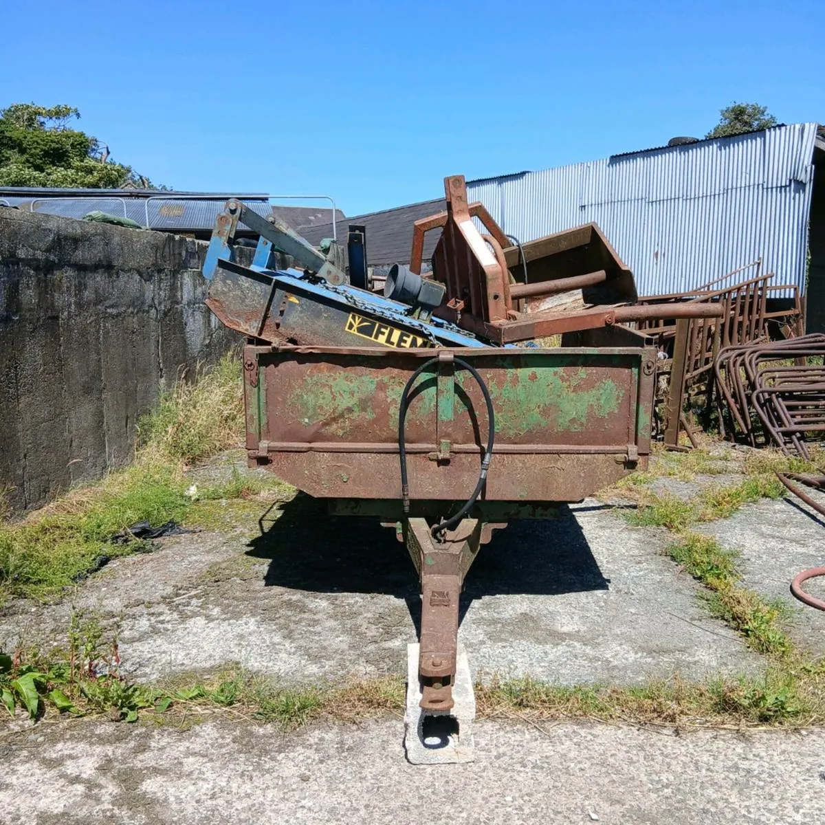 Topper trailer Bale lifter spike transport box - Image 3