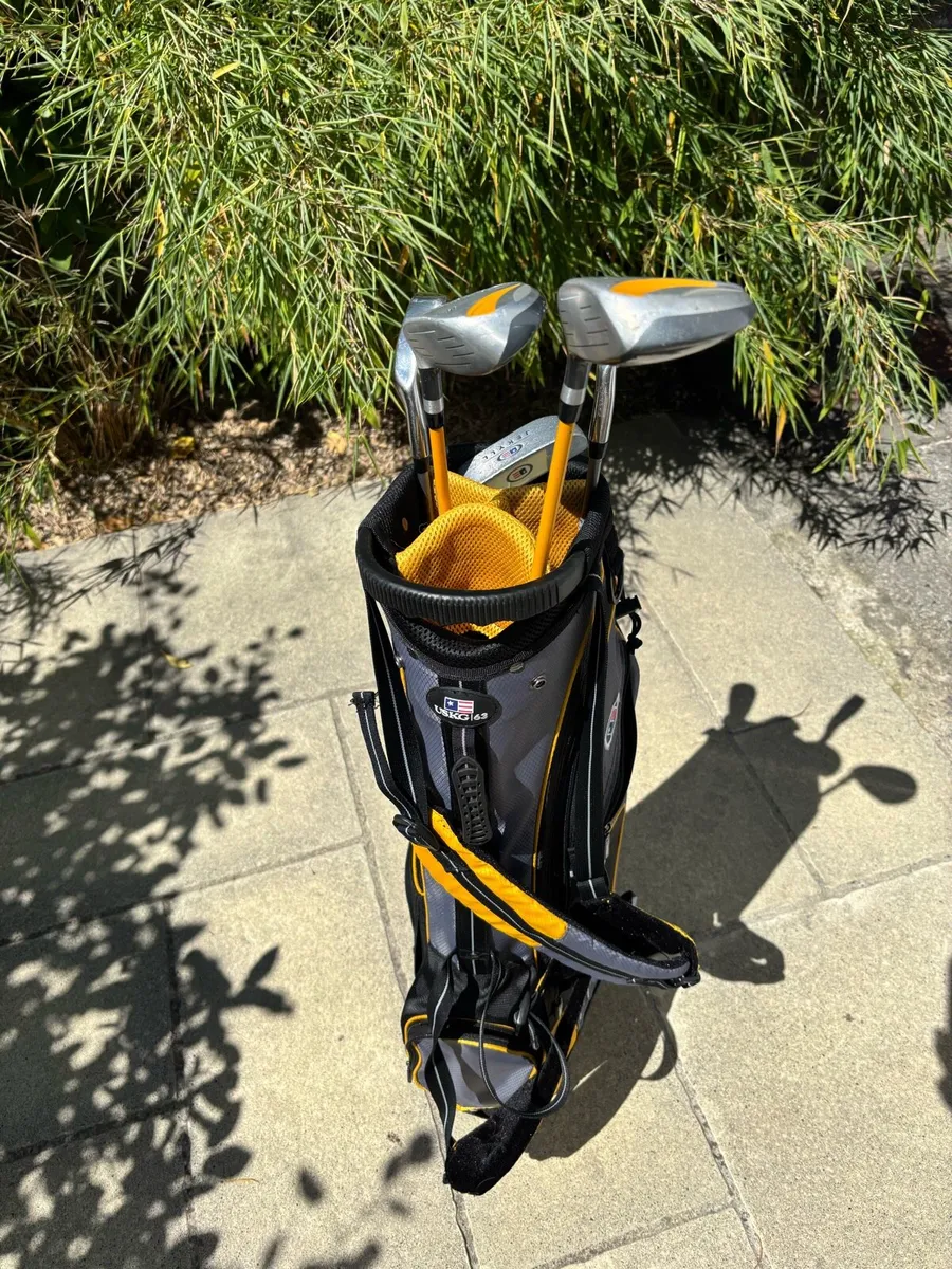 Kids Golf Clubs and Stand Bag - Image 1