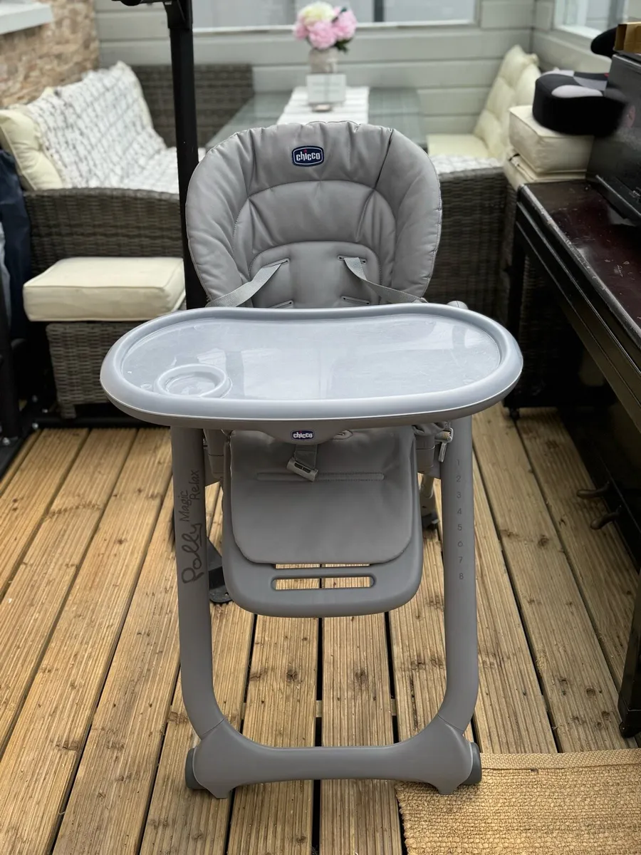 Polly Magic Relax 21 Graphite Chicco kids highchai - Image 1